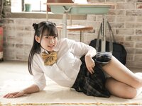 [Lovepop] Yui Iruma 入間ゆい - Photosets 008 Schoolgirl Uniform with Ribbon