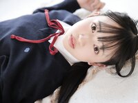 [Lovepop] Yui Iruma 入間ゆい - Photosets 025 Schoolgirl Uniform (Sweater + Swimwear)