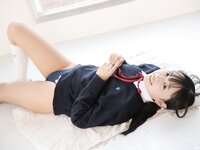 [Lovepop] Yui Iruma 入間ゆい - Photosets 025 Schoolgirl Uniform (Sweater + Swimwear)