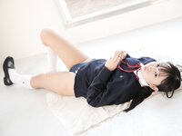 [Lovepop] Yui Iruma 入間ゆい - Photosets 025 Schoolgirl Uniform (Sweater + Swimwear)