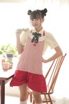 [Lovepop] Yui Iruma 入間ゆい – Photosets 040 Schoolgirl Uniform (apron)
