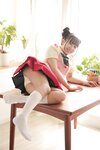 [Lovepop] Yui Iruma 入間ゆい – Photosets 040 Schoolgirl Uniform (apron)