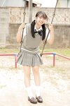 [Lovepop] Yui Iruma 入間ゆい - Photosets 006 Schoolgirl Uniform (Knit Vest)