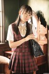 [Lovepop] Yui Iruma 入間ゆい - Photosets 012 Schoolgirl Uniform (Check Vest)