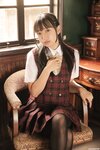 [Lovepop] Yui Iruma 入間ゆい - Photosets 012 Schoolgirl Uniform (Check Vest)