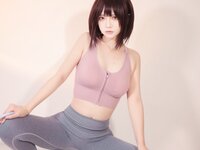 [Cosplay] Fengmaoss 疯猫ss - White Valentine's Day Lucky Bag - Sportswear 白色情人节福袋 运动衣