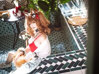 [Cosplay] Kudo Shingo 工藤新伍 - Angelina Xia Hui Swimsuit 安洁莉娜 夏卉泳装