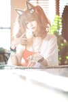 [Cosplay] Kudo Shingo 工藤新伍 - Angelina Xia Hui Swimsuit 安洁莉娜 夏卉泳装