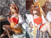 [Cosplay] Kudo Shingo 工藤新伍 - Angelina Xia Hui Swimsuit 安洁莉娜 夏卉泳装