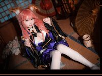 [Cosplay] Lin Zi Lin 凛子酱 - Tamamo no Mae Loyal Dog 玉藻前 忠犬