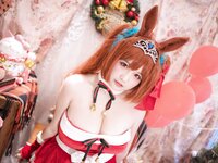 [Cosplay] 阿半今天很开心 - 赛马娘 大和赤骥·绯红的星落之夜