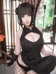 [Cosplay] Mizhi Mao Qiu 蜜汁猫裘 - Leather Dancer 皮衣舞娘