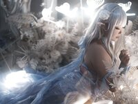 [Cosplay] Xiao Wanneng 小完能干脆面 - Emilia 爱蜜莉雅