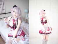 [Cosplay] Tako 菌烨 - Mash Valentine Maid 玛修情人节女仆