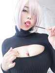 [Cosplay] Niyeye 白烨烨 - Sweater Set 毛衣套装