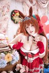 [Cosplay] 阿半今天很开心 -大和赤骥 绯红的星落之夜 [48P-879MB]
