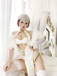 [Cosplay] Niyeye 白烨烨 - White Qipao 白旗袍