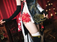 [Cosplay] 焖焖碳 - 碧蓝航线 绫波旗袍 新岁之鬼神