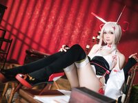[Cosplay] 焖焖碳 - 碧蓝航线 绫波旗袍 新岁之鬼神