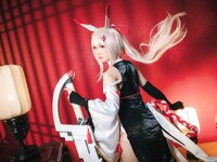 [Cosplay] 焖焖碳 - 碧蓝航线 绫波旗袍 新岁之鬼神
