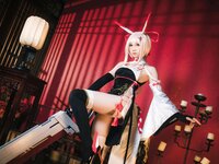 [Cosplay] 焖焖碳 - 碧蓝航线 绫波旗袍 新岁之鬼神