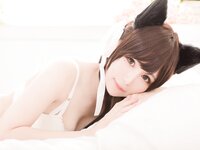[Cosplay] Shiraga Yanko 白神泱 - White Lingerie Beast Ear 白色内衣兽耳