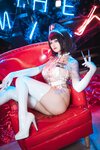 [Cosplay] Mizhi Mao Qiu 蜜汁猫裘 - White Transparent Nurse 白色透明护士