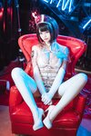 [Cosplay] Mizhi Mao Qiu 蜜汁猫裘 - White Transparent Nurse 白色透明护士