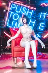 [Cosplay] Mizhi Mao Qiu 蜜汁猫裘 - White Transparent Nurse 白色透明护士