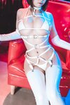 [Cosplay] Mizhi Mao Qiu 蜜汁猫裘 - White Transparent Nurse 白色透明护士