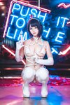 [Cosplay] Mizhi Mao Qiu 蜜汁猫裘 - White Transparent Nurse 白色透明护士