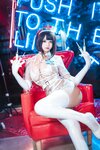[Cosplay] Mizhi Mao Qiu 蜜汁猫裘 - White Transparent Nurse 白色透明护士