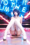 [Cosplay] Mizhi Mao Qiu 蜜汁猫裘 - White Transparent Nurse 白色透明护士