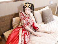 [XR Uncensored] 梨霜儿 - R18 秀人网模特 秀禾服
