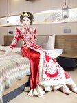 [XR Uncensored] 梨霜儿 - R18 秀人网模特 秀禾服