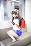 [Cosplay] 胡桃猫Kurumineko - 电车痴女