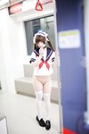 [Cosplay] 胡桃猫Kurumineko - 电车痴女