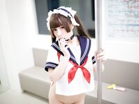 [Cosplay] 胡桃猫Kurumineko - 电车痴女