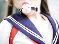 [Cosplay] 胡桃猫Kurumineko - 电车痴女