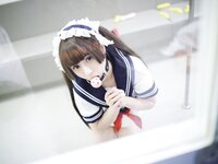 [Cosplay] 胡桃猫Kurumineko - 电车痴女