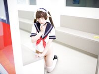 [Cosplay] 胡桃猫Kurumineko - 电车痴女