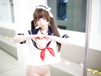 [Cosplay] 胡桃猫Kurumineko - 电车痴女