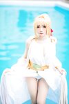 [Cosplay] 焖焖碳 FGO 尼禄睡裙