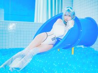 [Cosplay] Ely_eee(ElyEE子) - Clear Blue Drift
