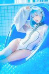 [Cosplay] Ely_eee(ElyEE子) - Clear Blue Drift