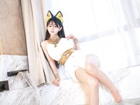 [Cosplay] 桜井宁宁 - 白色猫娘 [132P-923MB]