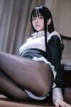 [Cosplay] 屿鱼 黑丝修女