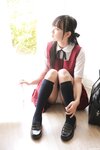 [Lovepop] Yui Iruma 入間ゆい – Photosets 038 Schoolgirl Uniform (jumper dress)