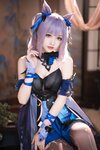 [Cosplay] Komaki Xiaojuan 大大卷卷小卷 - Genshin Impact Keqing Skin 原神刻晴皮肤