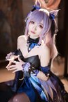 [Cosplay] Komaki Xiaojuan 大大卷卷小卷 - Genshin Impact Keqing Skin 原神刻晴皮肤